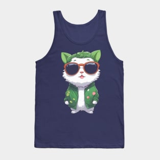 Kawaii Vegan Cat Tank Top